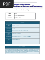 Course Outlines of SI For BSSS