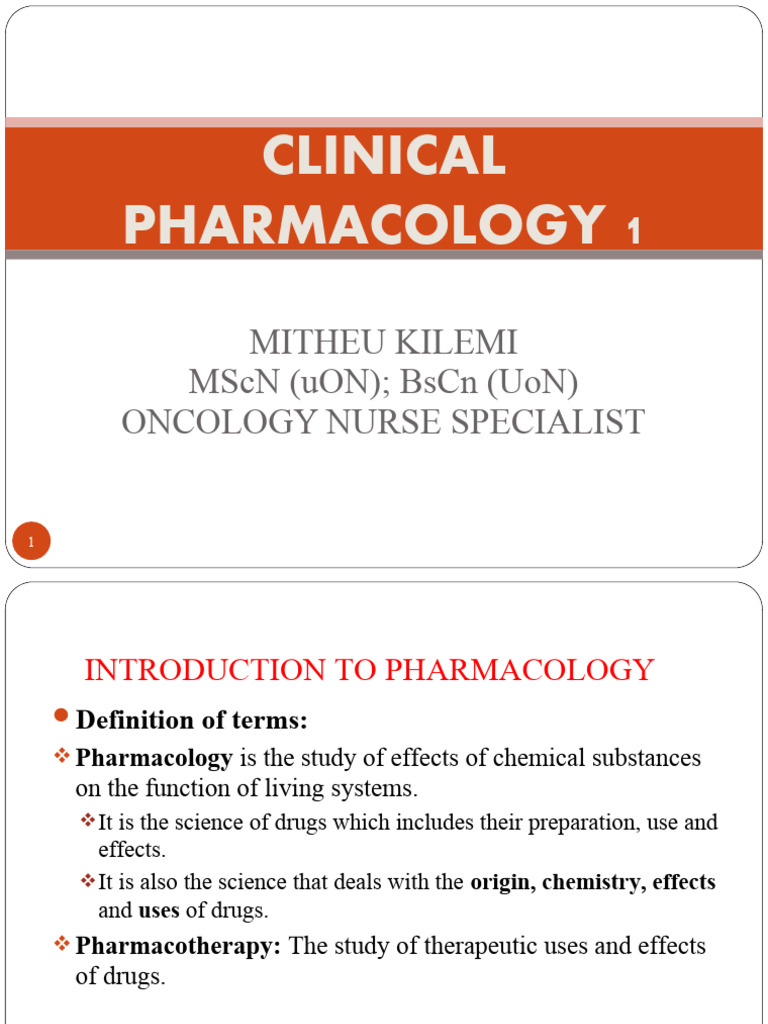 CLINICAL PHARMACOLOGY LECTURE NOTES PDF visual data 3