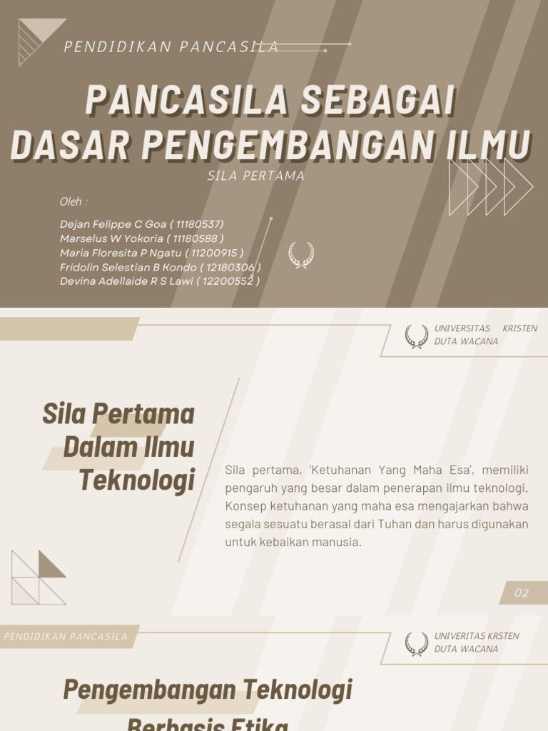 Pancasila Sebagai Dasar Pengembangan Ilmu | PDF