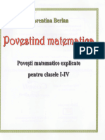 Povestind Matematica - Florentina Berlan