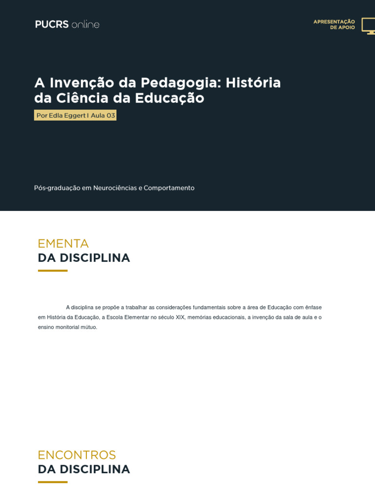 História da Educação e Pedagogia Moderna | PDF | Sociologia | Science