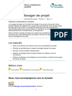 Programme Formation Manager de Projet
