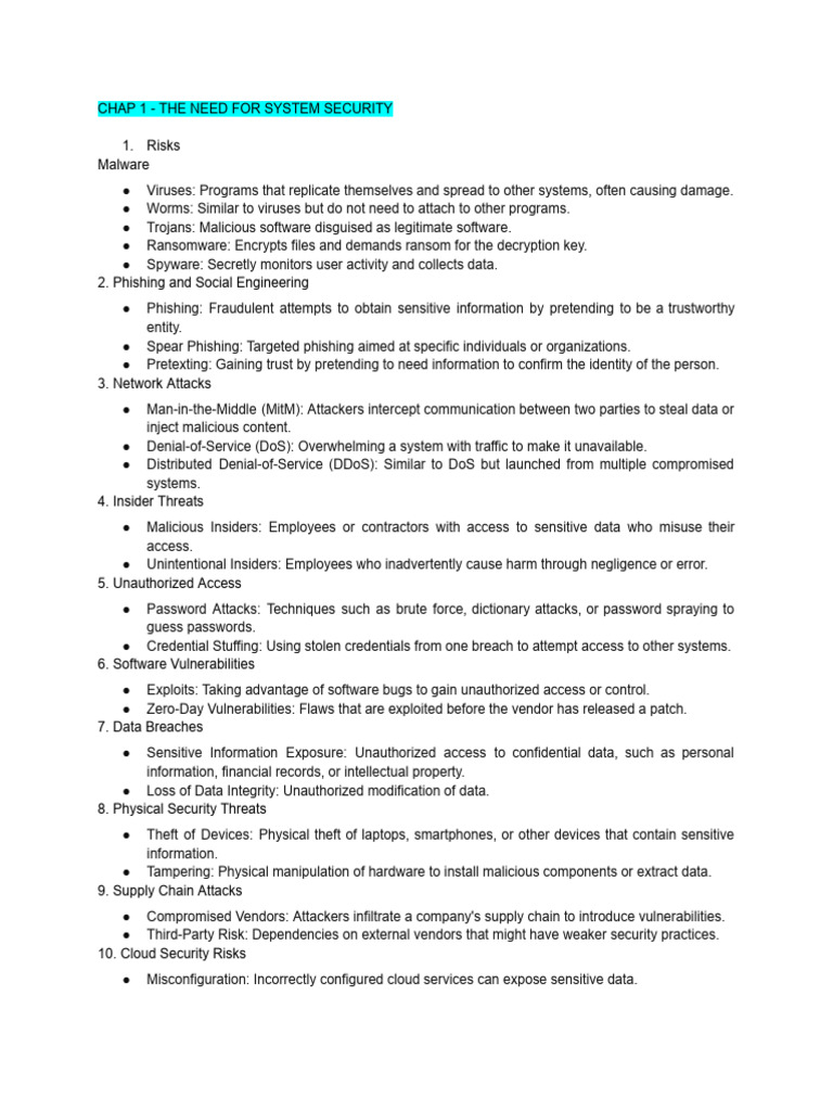 System Security Threats and Mitigation | PDF | Security | Computer Security