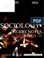 Sociology Ncert (11-12) Notes