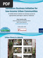 Download Sanitation business initiative for low-income urban communities A market-driven solution to increase access to appropriate sewerage in Jakarta Indonesia by Urban Community of Practice SN73730058 doc pdf