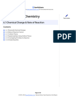 6.1 Chemical Change & Rate of Reaction