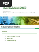 Download IIGF Role and Government Support in Indonesian PPP Infrastructure Project by Urban Community of Practice SN73730516 doc pdf