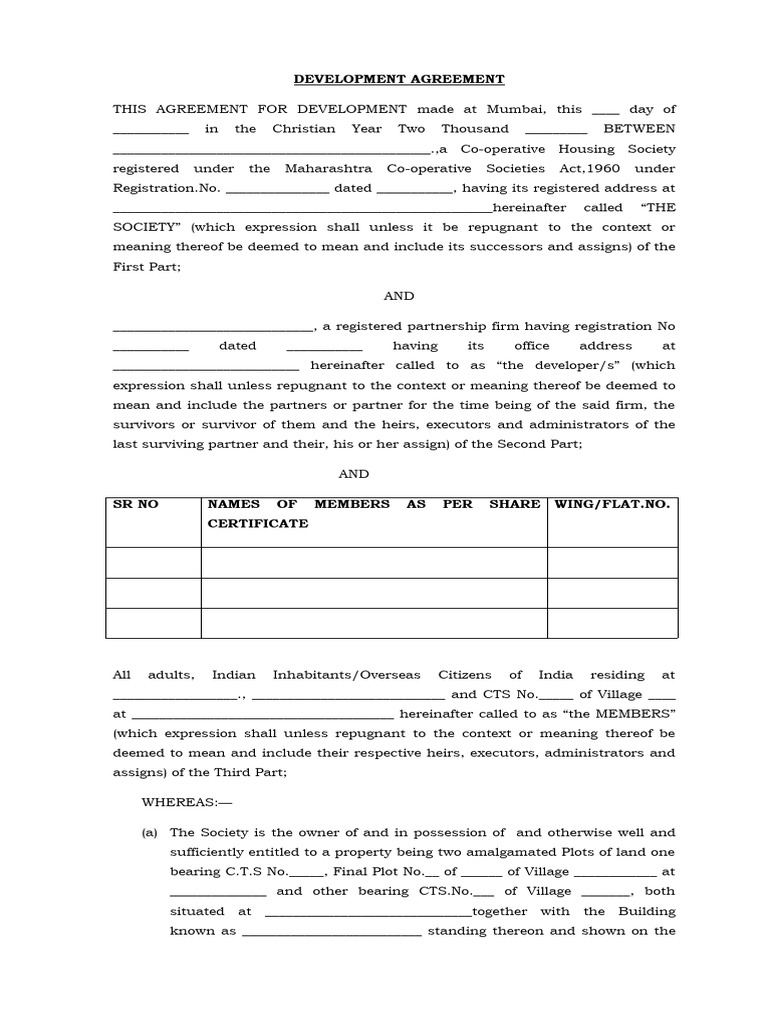 Society-Developer Redevelopment Agreement | PDF | Taxes | Insurance