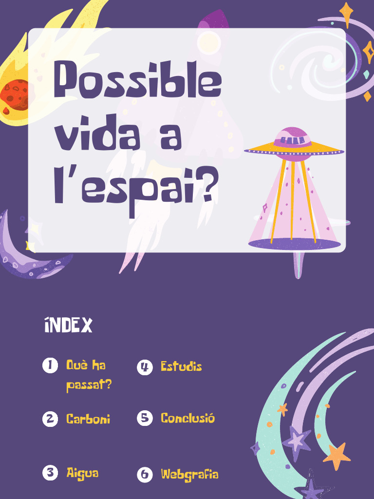 Colorful Space Facts Science Presentation | PDF