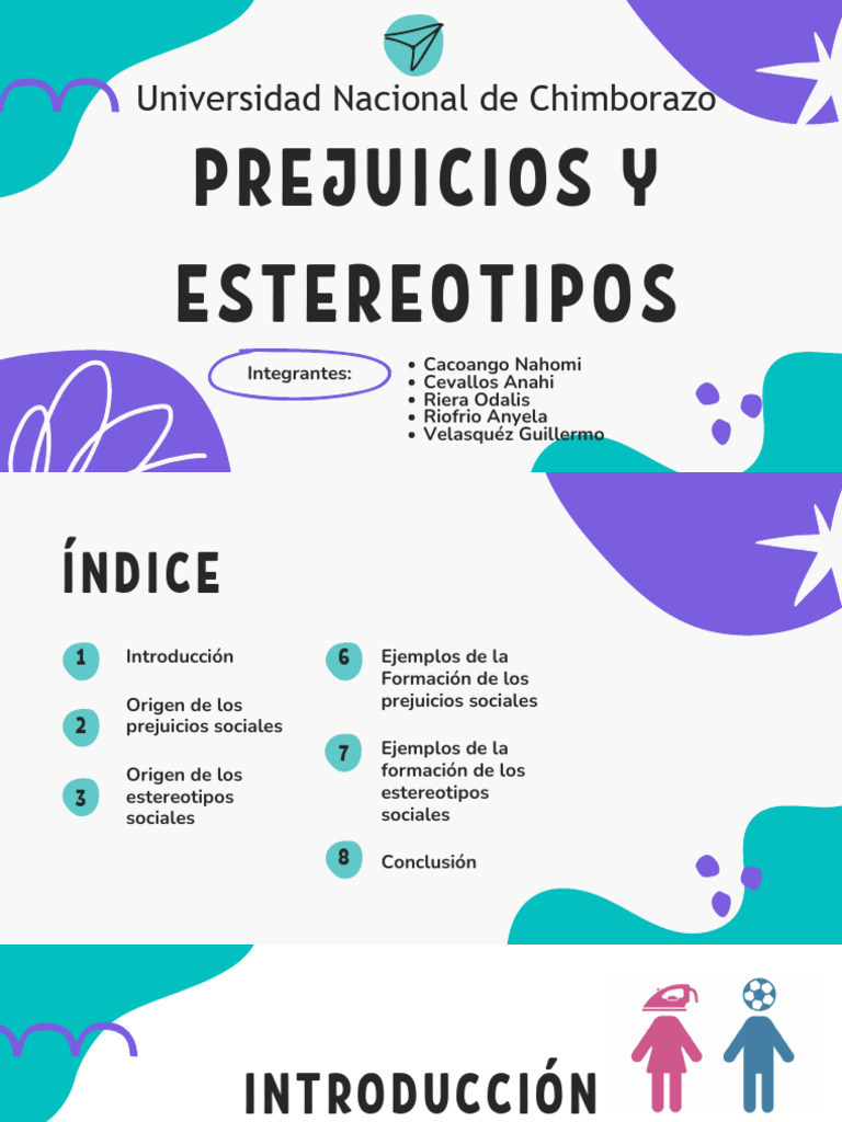 Prejuicios Y Estereotipos Sociales Pdf Prejuicios Estereotipos