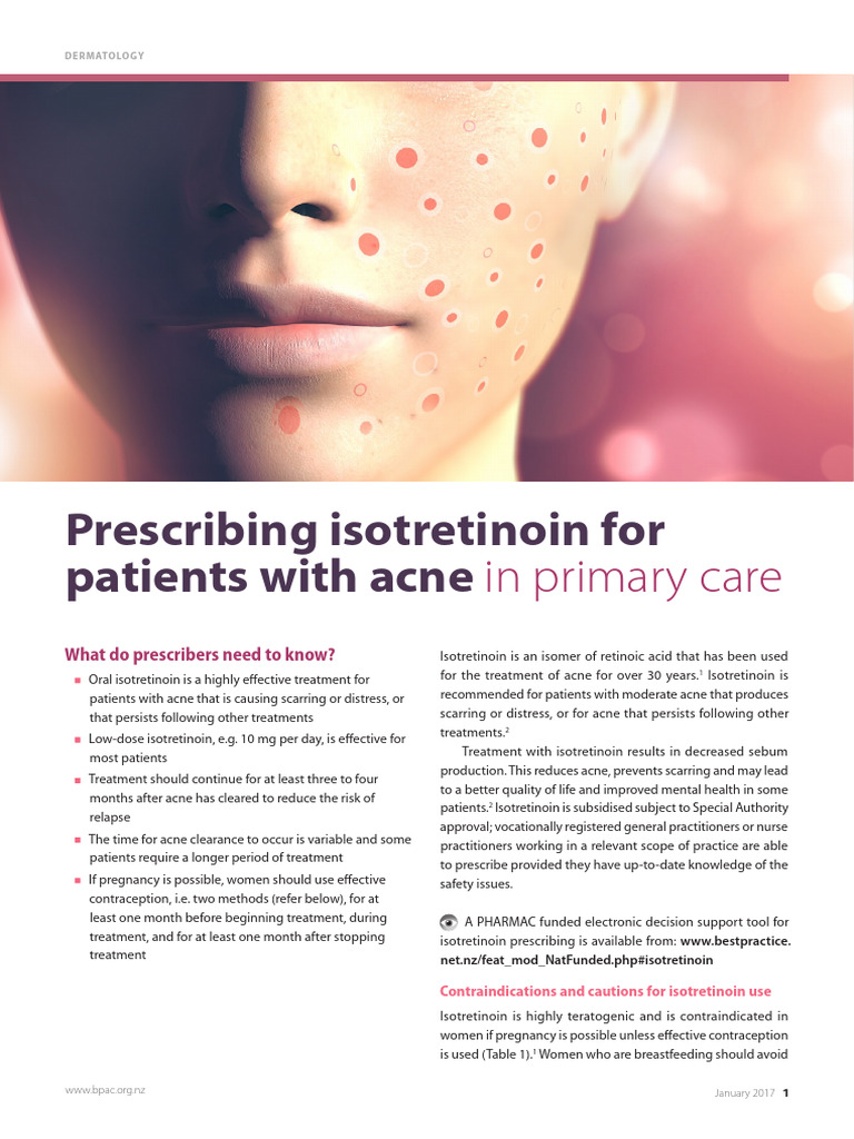 Image Result For Isotretinoin Key Safety Patient Guidance S