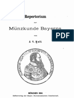 Repertorium Zur Münzkunde Bayerns. (I) / Von J. V. Kull