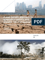 A cost benefit approach to adaptation options and disaster risk management