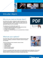 Intruder Alarm Brochure
