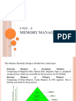 Unit 5 Memory Management