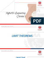 1.2 Limit Theorems