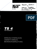 Solton ts4 ts4k Manual