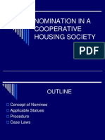 Nomination in A Cooperative Housing Society