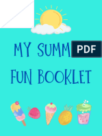 Colorful Summer Fun Booklet 