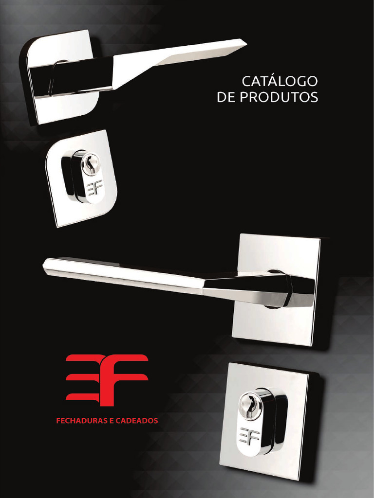 Catálogo - Fechaduras e Ferragens - 3F | PDF | Metais de transição ...