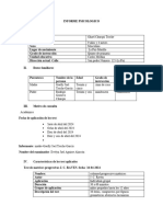 INFORME PSICOLOGICO Educativa