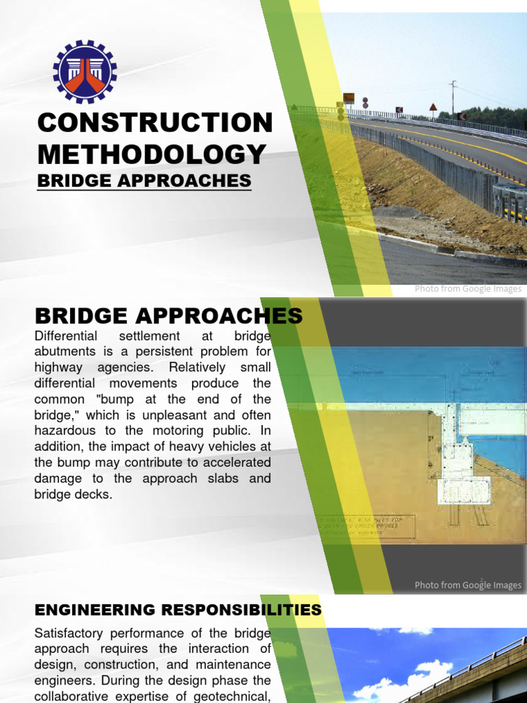 Bridge Approach Construction Guide | PDF | Concrete | Road Surface