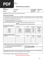 Athene Beneficiary Change Form | PDF | Social Security (United States ...