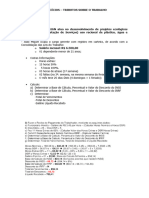 Exercicios - Tributos Sobre o Trabalho