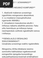 Umlando Kamufi | PDF