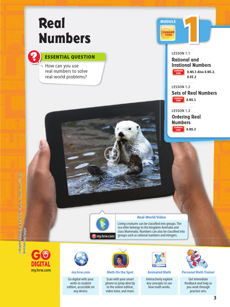 GO MATH Grade 8 Module 1 | PDF | Numbers | Decimal