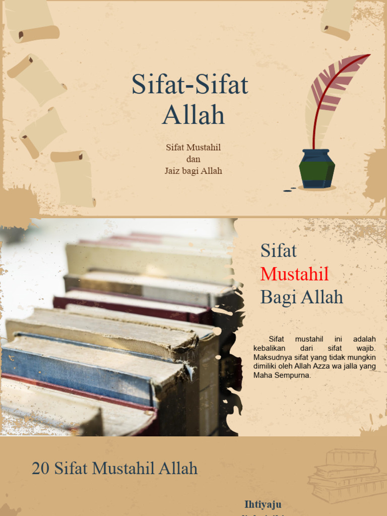 Sifat Mustahil Dan Jaiz Allah | PDF