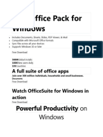 Free Office Pack For Windows