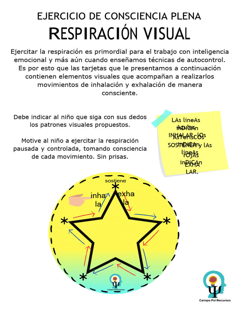 Tarjetas de Respiración para Niños | PDF