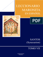 Leccionario Santos Maronitas