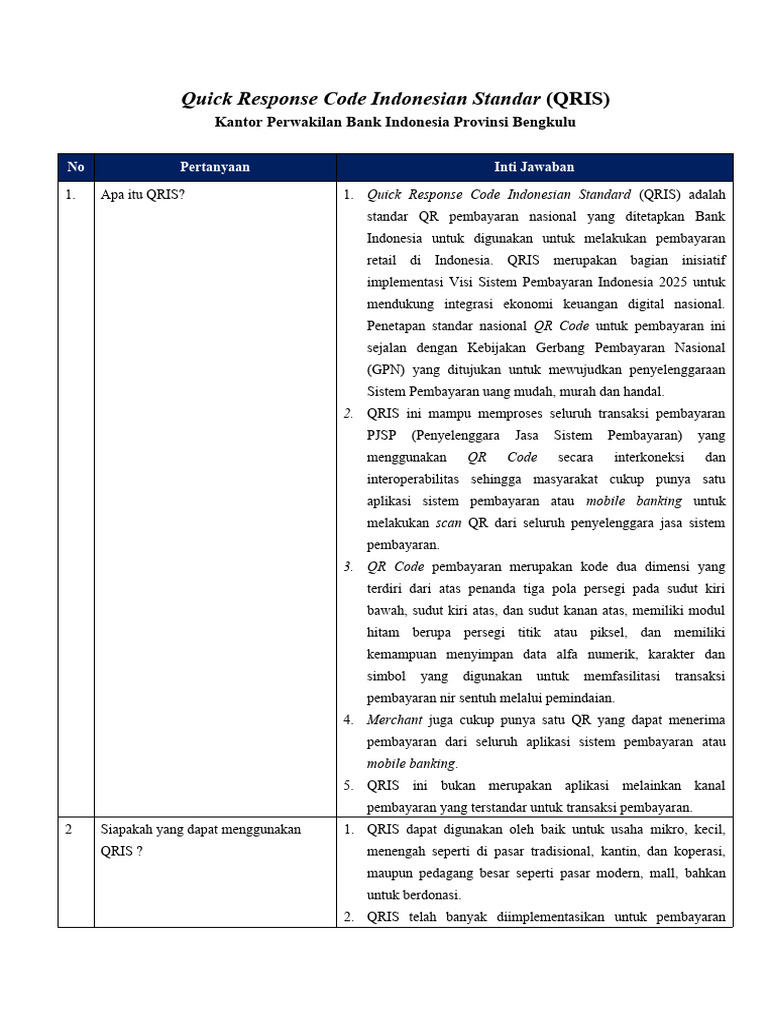 Tentang QRIS | PDF | Bisnis | Komputer
