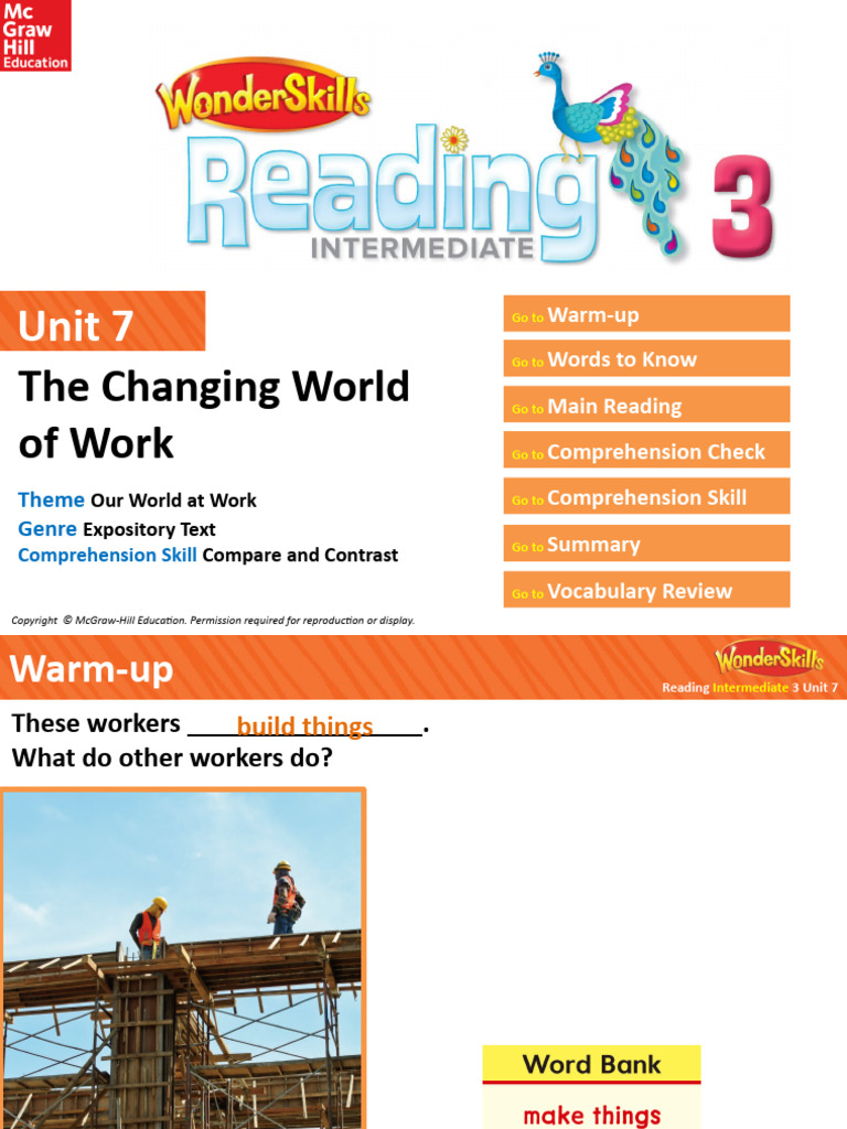 09 Intermediate 3 - Unit 7 | PDF | Reading Comprehension | Learning Methods