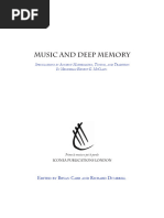 Music and Deep Memory | PDF | Plato | Theory