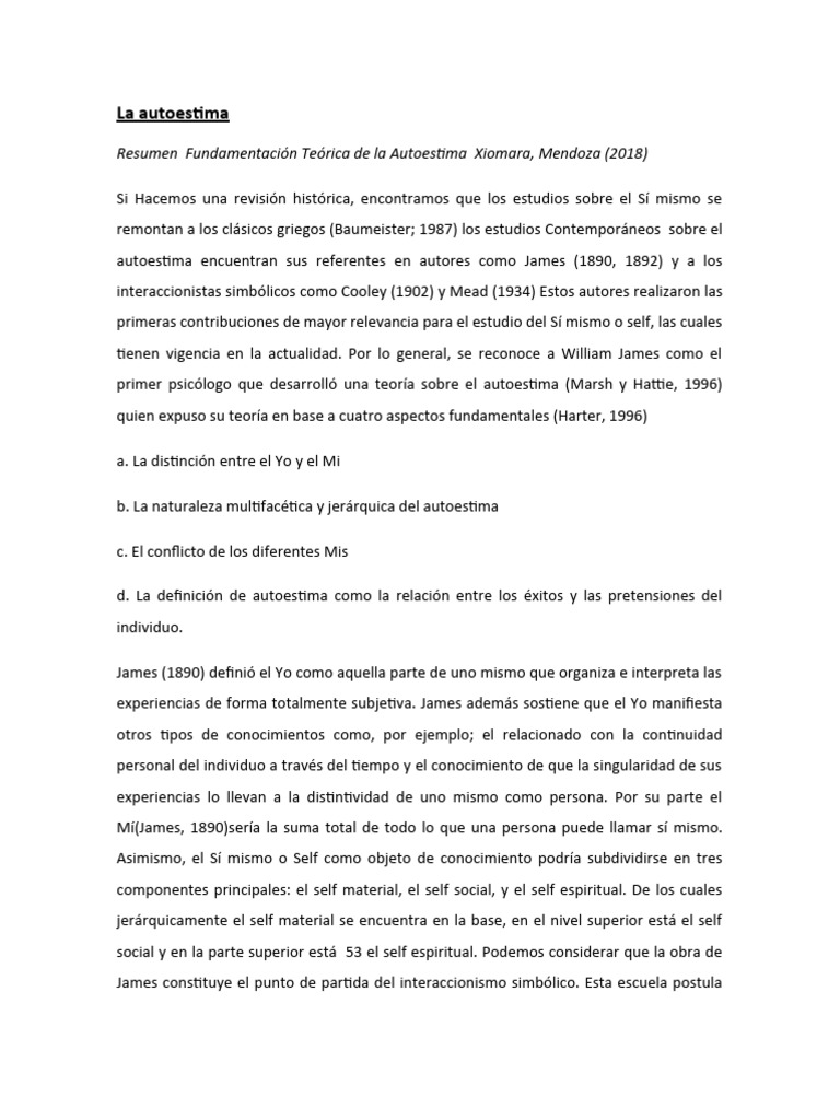 Autoestima y su construcción social | PDF | Autoestima | Autoconcepto
