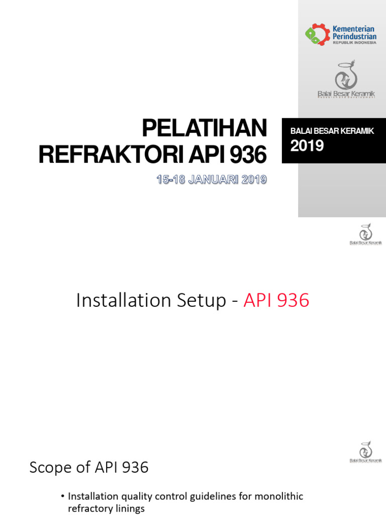 Refractory Installation Training Overview | PDF | Refractory ...