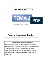 TEMA 1 Gerencia de Costos