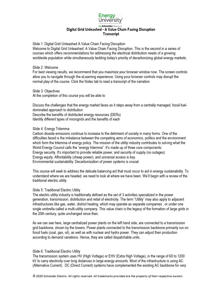Transcript digital grid unleashed a value chain facing disruption pdf