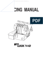 Janome Mylock 744 Sewing Machine Service Manual