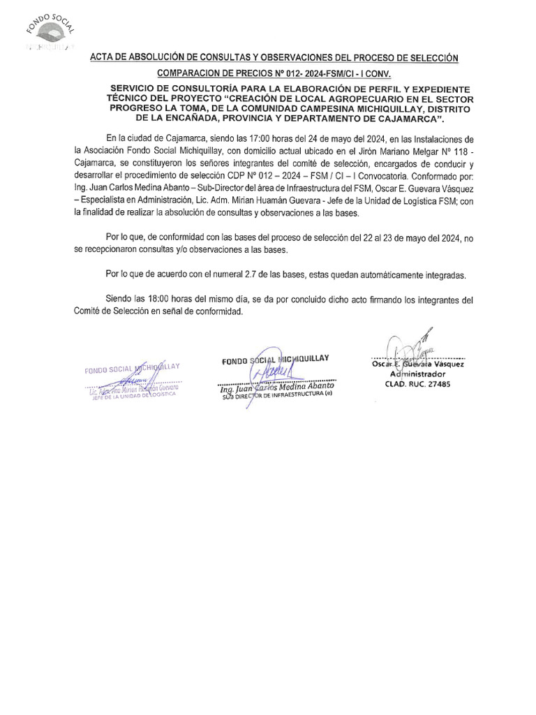 Absolución de Consultas | PDF