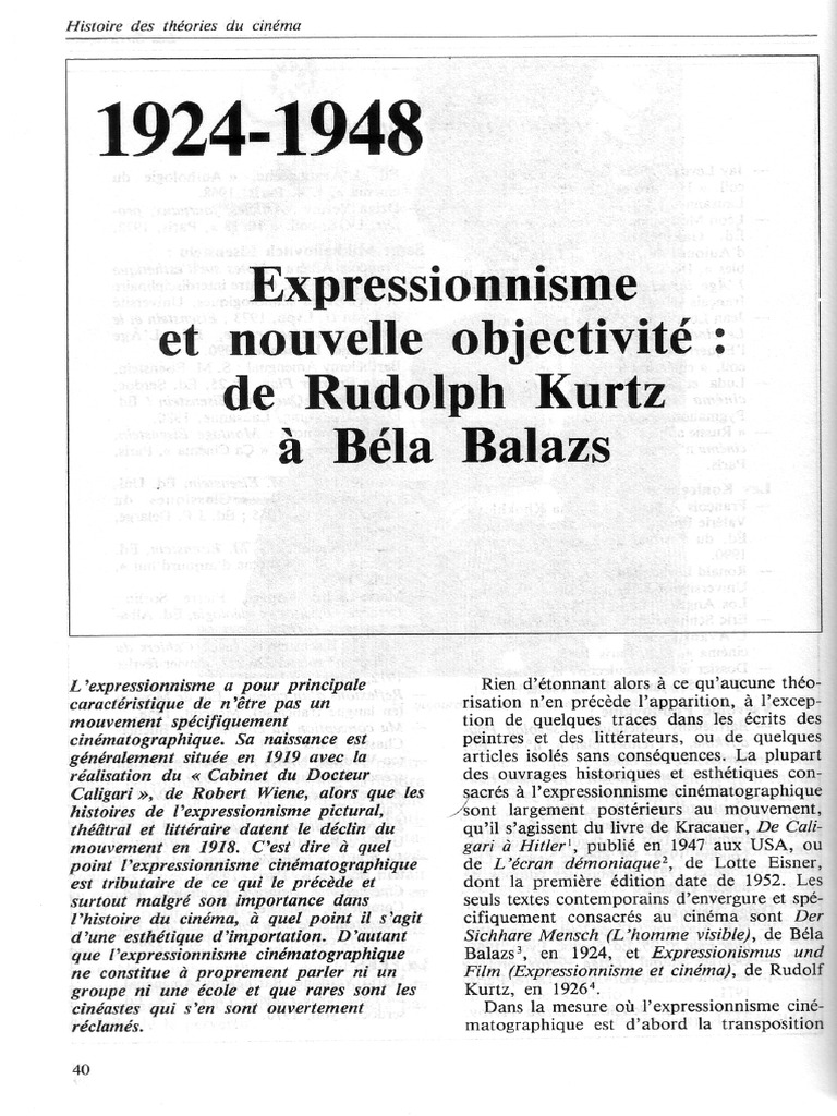 La Nouvelle Objectivite Allemagne PDF