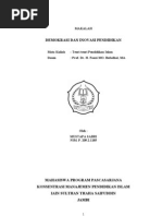 Download Inovasi Dan Demokrasi Pendidikan Makalah Udah Jadi Tinggal Print by Heri Kustadi SN73736615 doc pdf