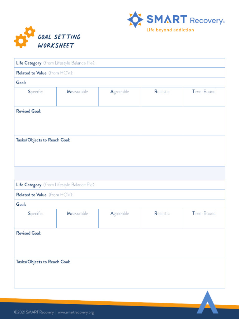 Goal Setting Worksheet Download-1 | PDF