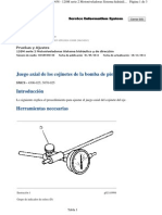 Juego Axial Cojinetes de Bomba Hidraulica