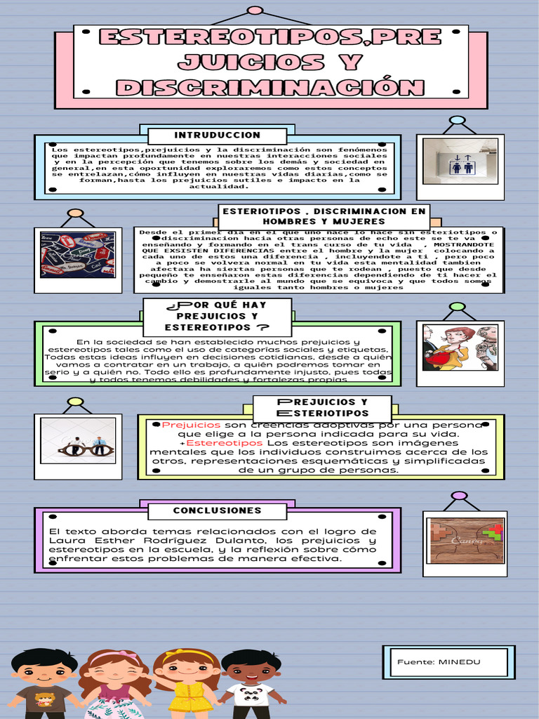 Estereotipos y prejuicios en la sociedad | PDF | Discriminación ...