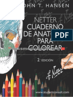 Netter. Cuaderno de Anatomía para Colorear - 2° Edición (John T. Hansen)