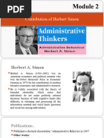 Herbert Simon's Rational Decision Theory | PDF | Decision Making ...